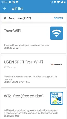 TownWiFi android App screenshot 1